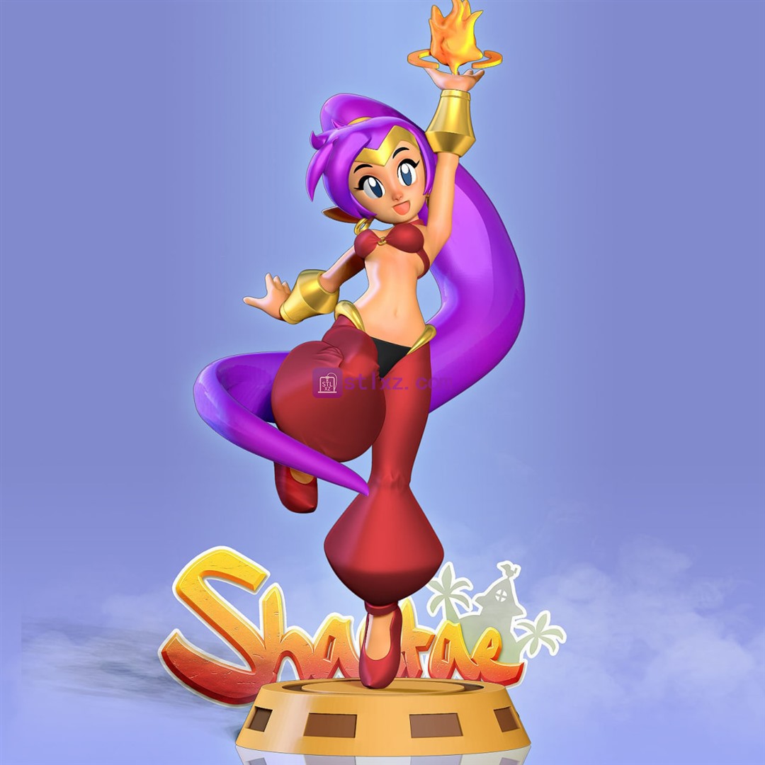 《Shantae 香缇》-STL下载网_3D打印模型网_3D模型库_3D打印模型素材