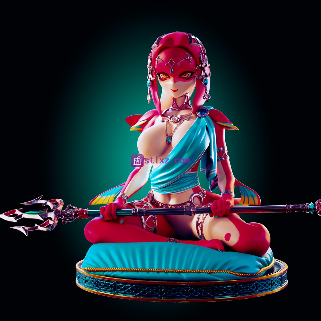 Mipha  米法《塞尔达传说：旷野之息》-STL下载网_3D打印模型网_3D模型库_3D打印模型素材