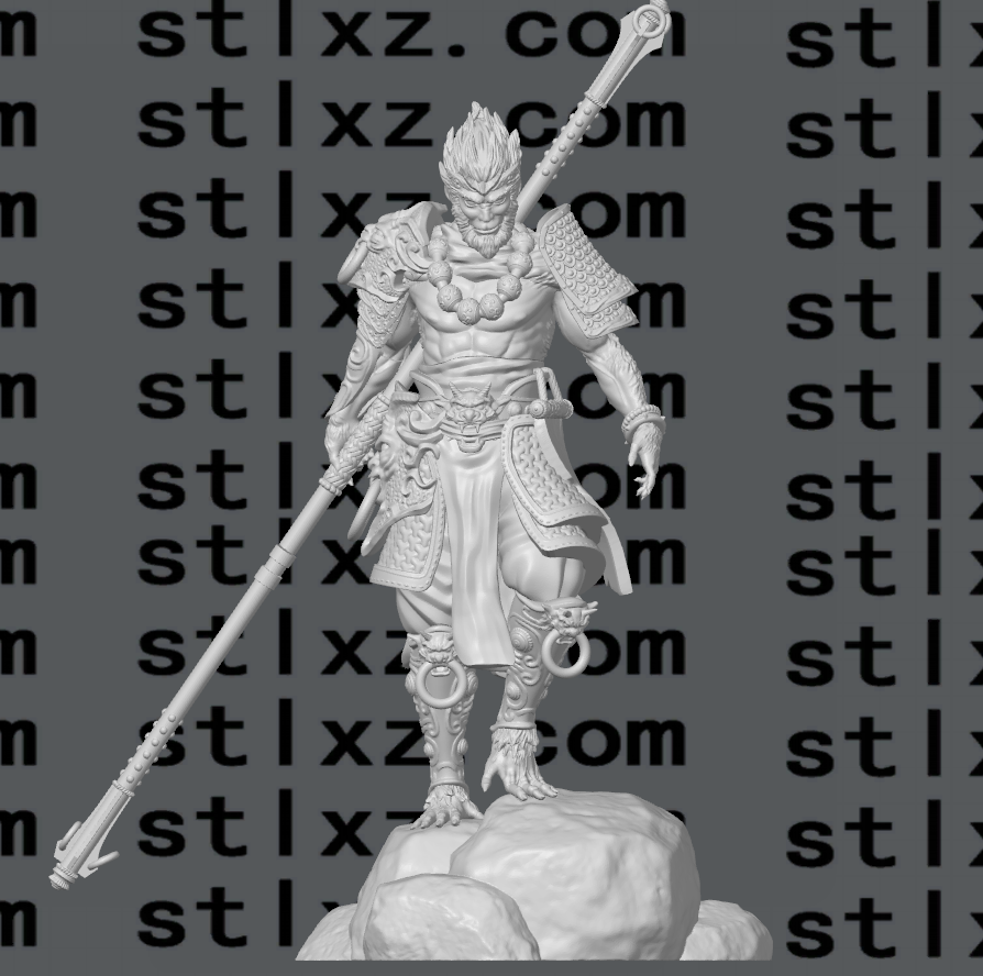黑神话 悟空-STL下载网_3D打印模型网_3D模型库_3D打印模型素材