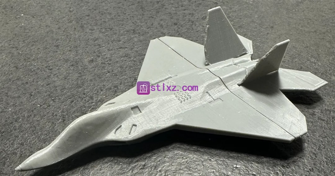 F-22战斗机 套件卡-STL下载网_3D打印模型网_3D模型库_3D打印模型素材