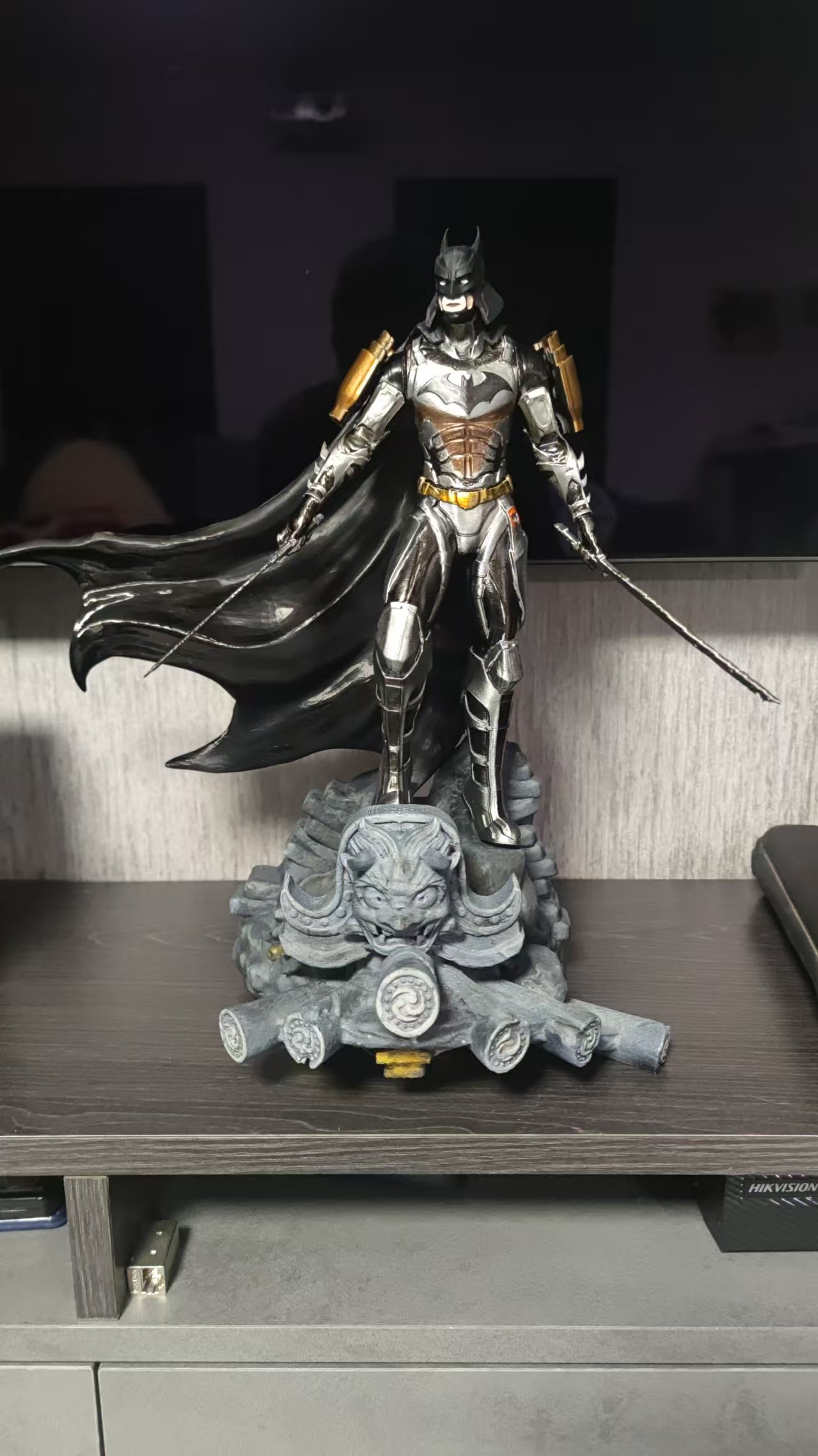 和风蝙蝠侠 武士蝙蝠侠 3d打印-STL下载网_3D打印模型网_3D模型库_3D打印模型素材_3D打印机