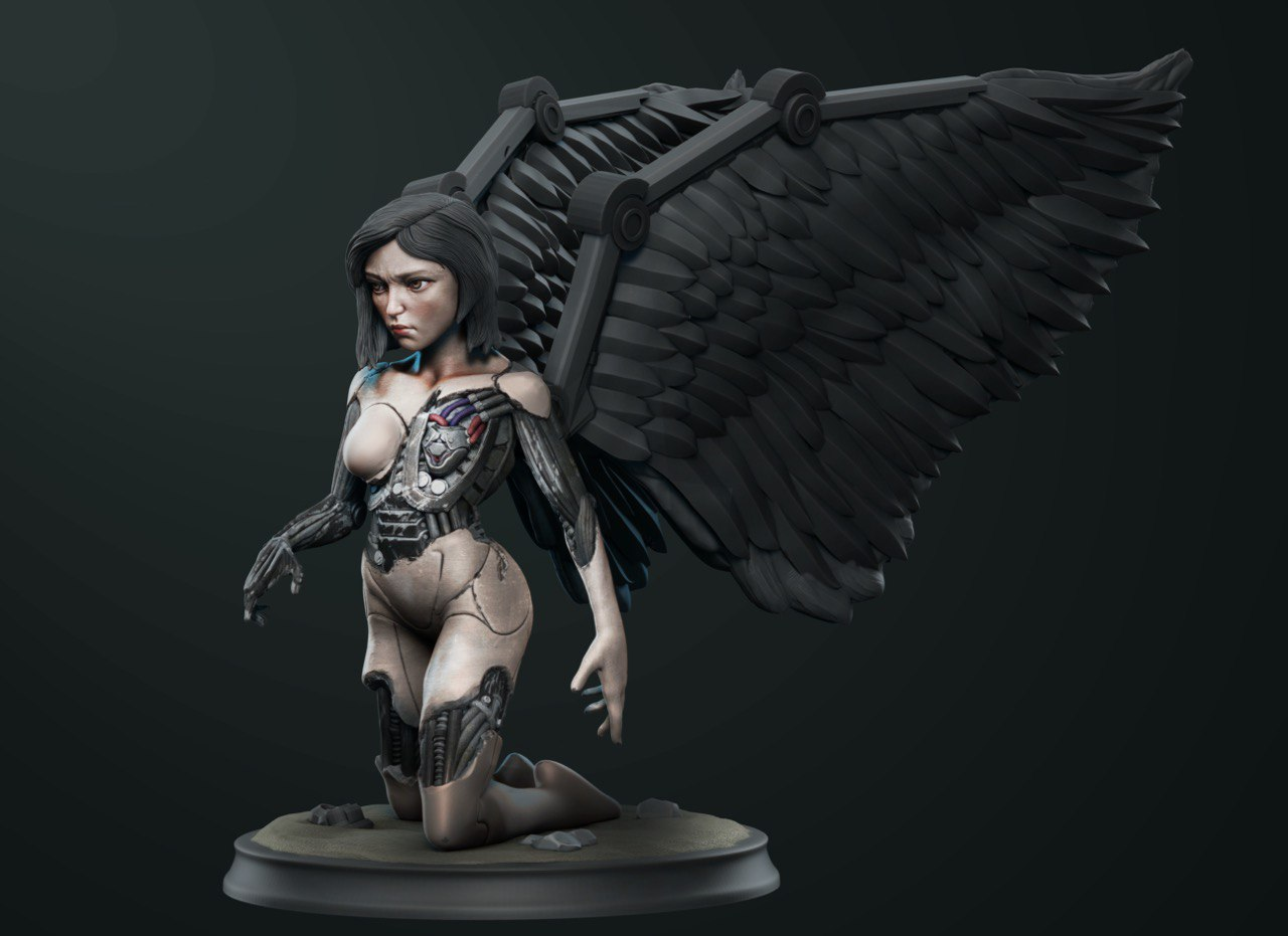 阿丽塔 战斗天使 V3-STL下载网_3D打印模型网_3D模型库_3D打印模型素材_3D打印机