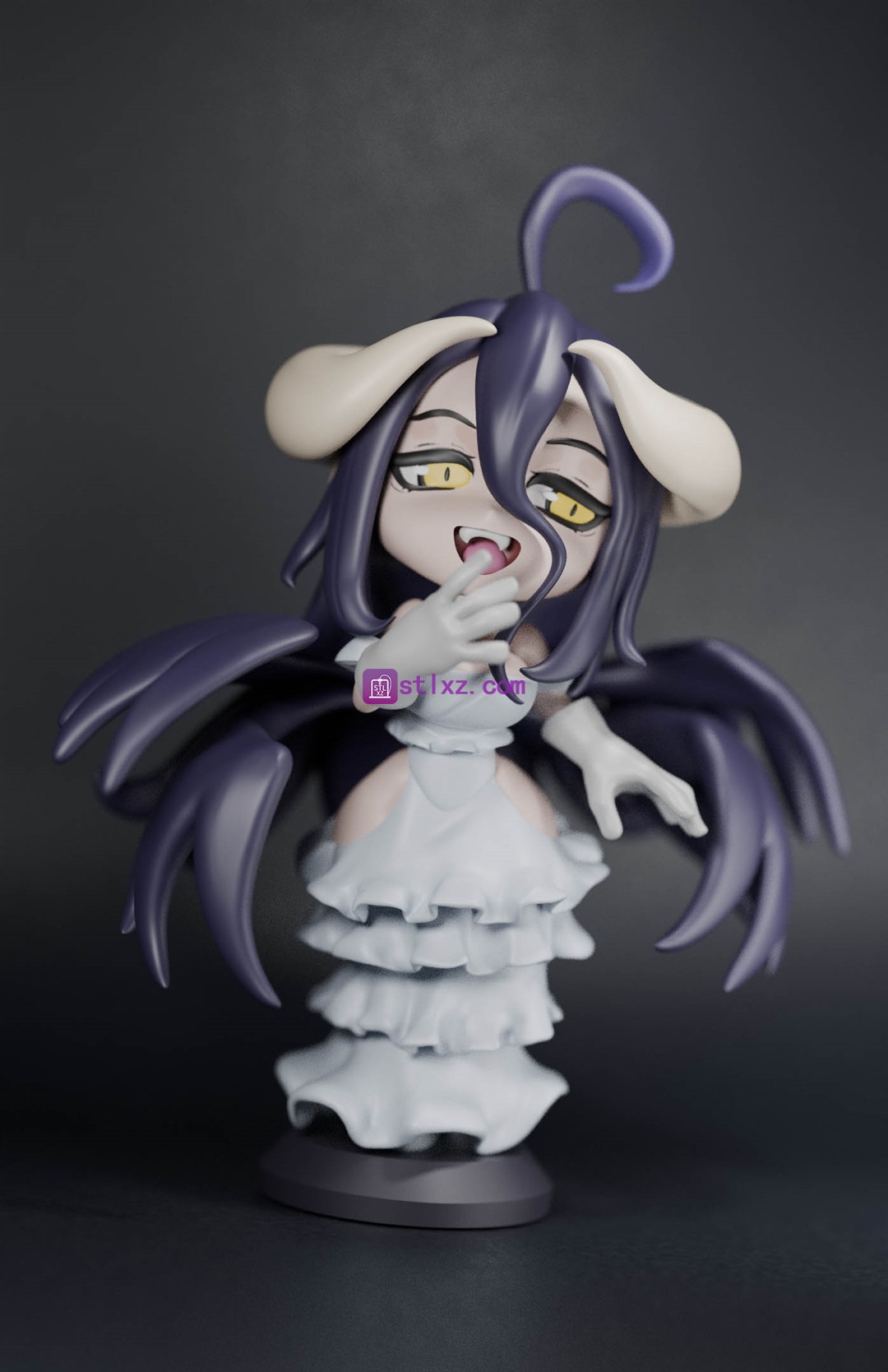 雅儿贝德 Q版《Overlord》-STL下载网_3D打印模型网_3D模型库_3D打印模型素材_3D打印机