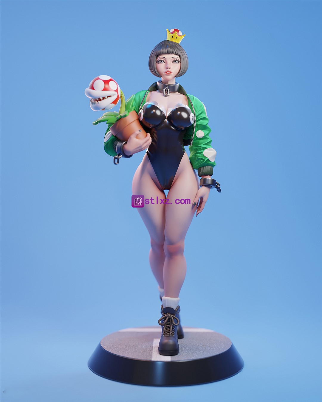 Chompette 马里奥 这个杀手不太冷-STL下载网_3D打印模型网_3D模型库_3D打印模型素材_3D打印机