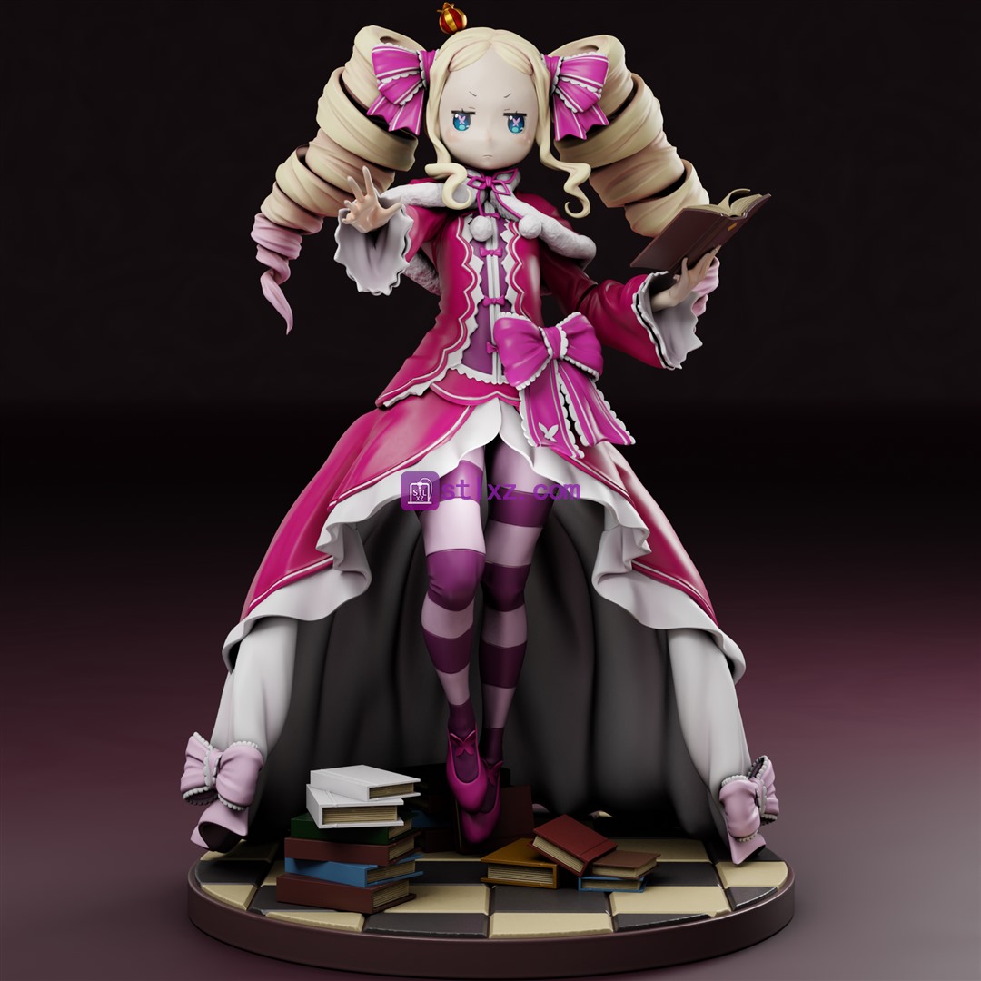 碧翠丝《Re:从零开始的异世界生活》V1-STL下载网_3D打印模型网_3D模型库_3D打印模型素材_3D打印机