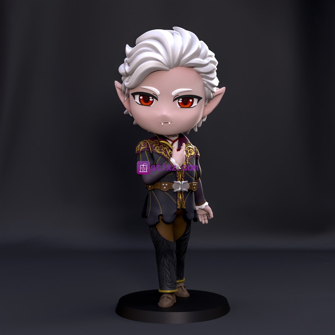 阿斯塔里昂 Q版 Astarion《博德之门3》-STL下载网_3D打印模型网_3D模型库_3D打印模型素材_3D打印机