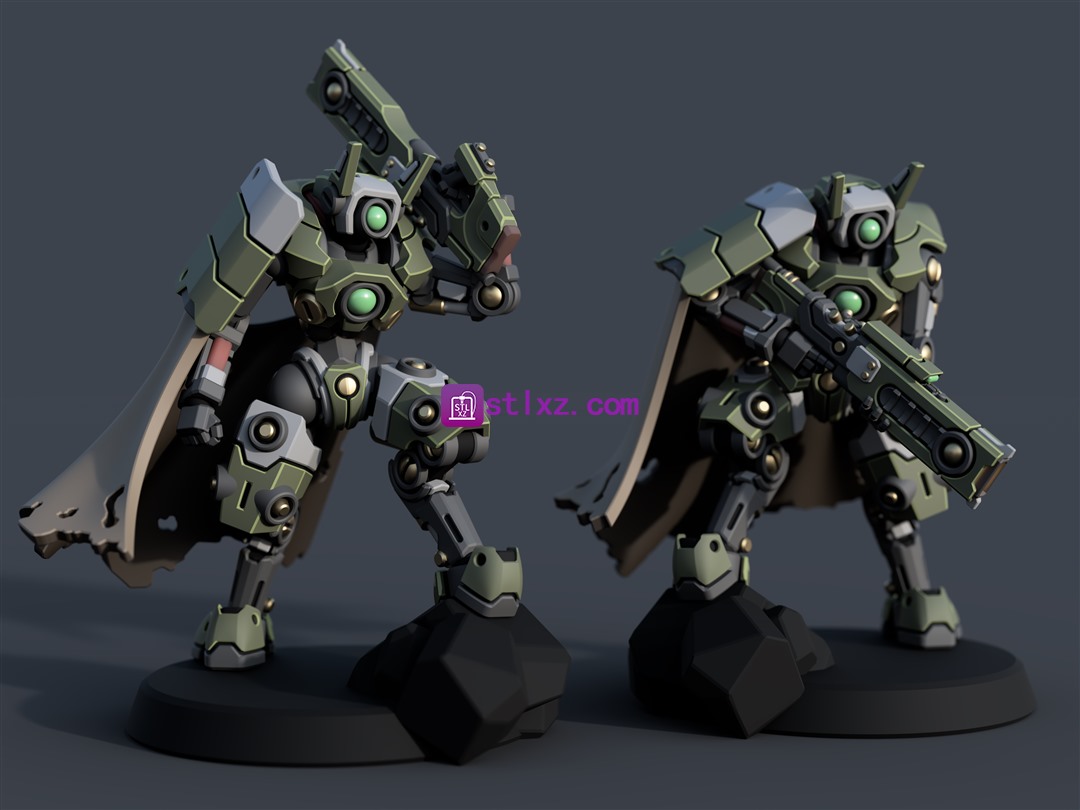 Y 虾虎鱼小队队长-STL下载网_3D打印模型网_3D模型库_3D打印模型素材_3D打印机