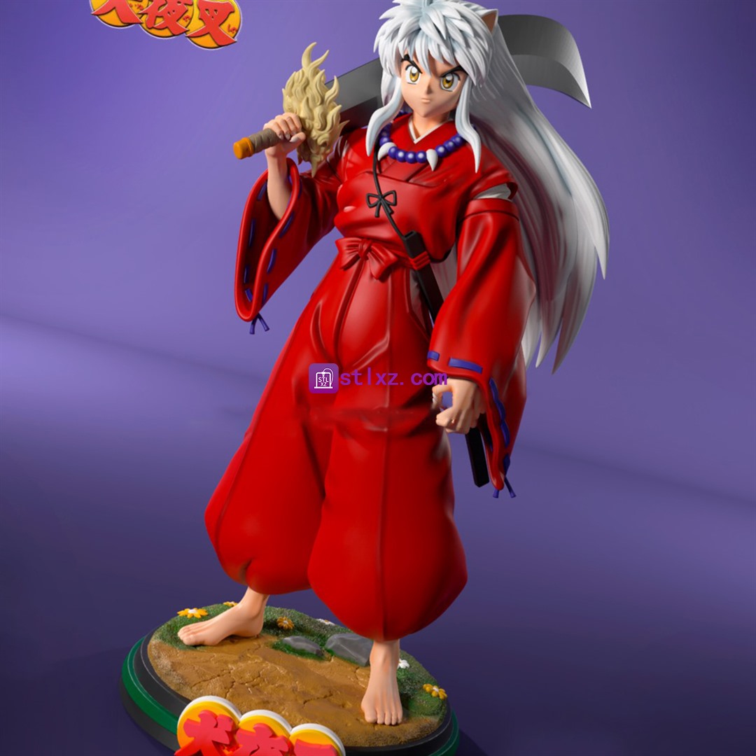 犬夜叉  V2-STL下载网_3D打印模型网_3D模型库_3D打印模型素材_3D打印机