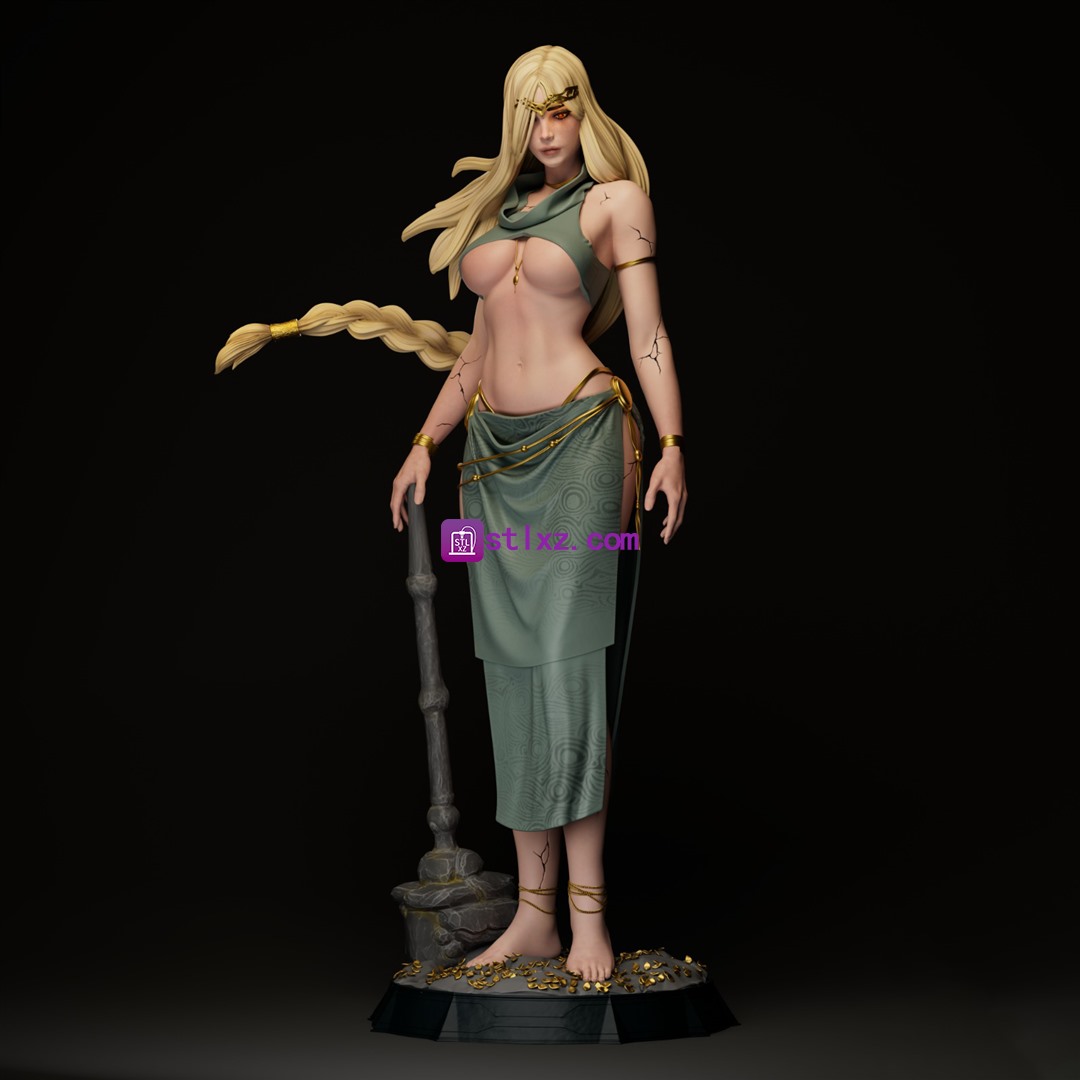 玛莉卡《艾尔登法环》 4-STL下载网_3D打印模型网_3D模型库_3D打印模型素材_3D打印机