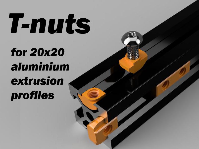 2020年铝制挤出曲线的T NUT-STL下载网_3D打印模型网_3D模型库_3D打印模型素材_3D打印机
