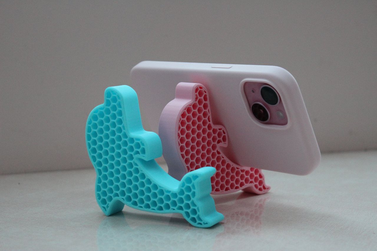 海豚手机架-STL下载网_3D打印模型网_3D模型库_3D打印模型素材_3D打印机