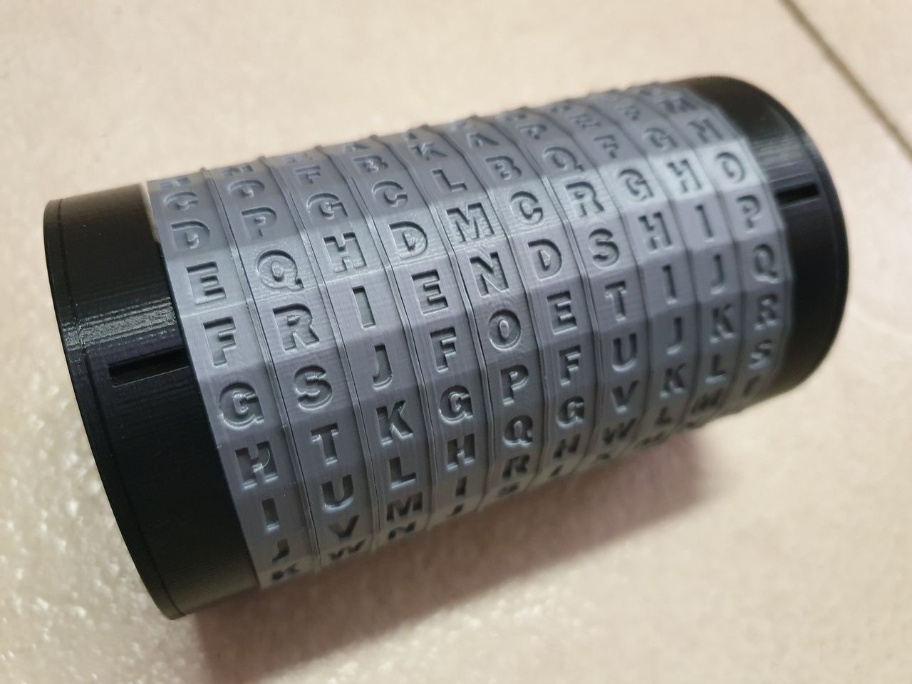 10个字母Cryptex v2-STL下载网_3D打印模型网_3D模型库_3D打印模型素材_3D打印机