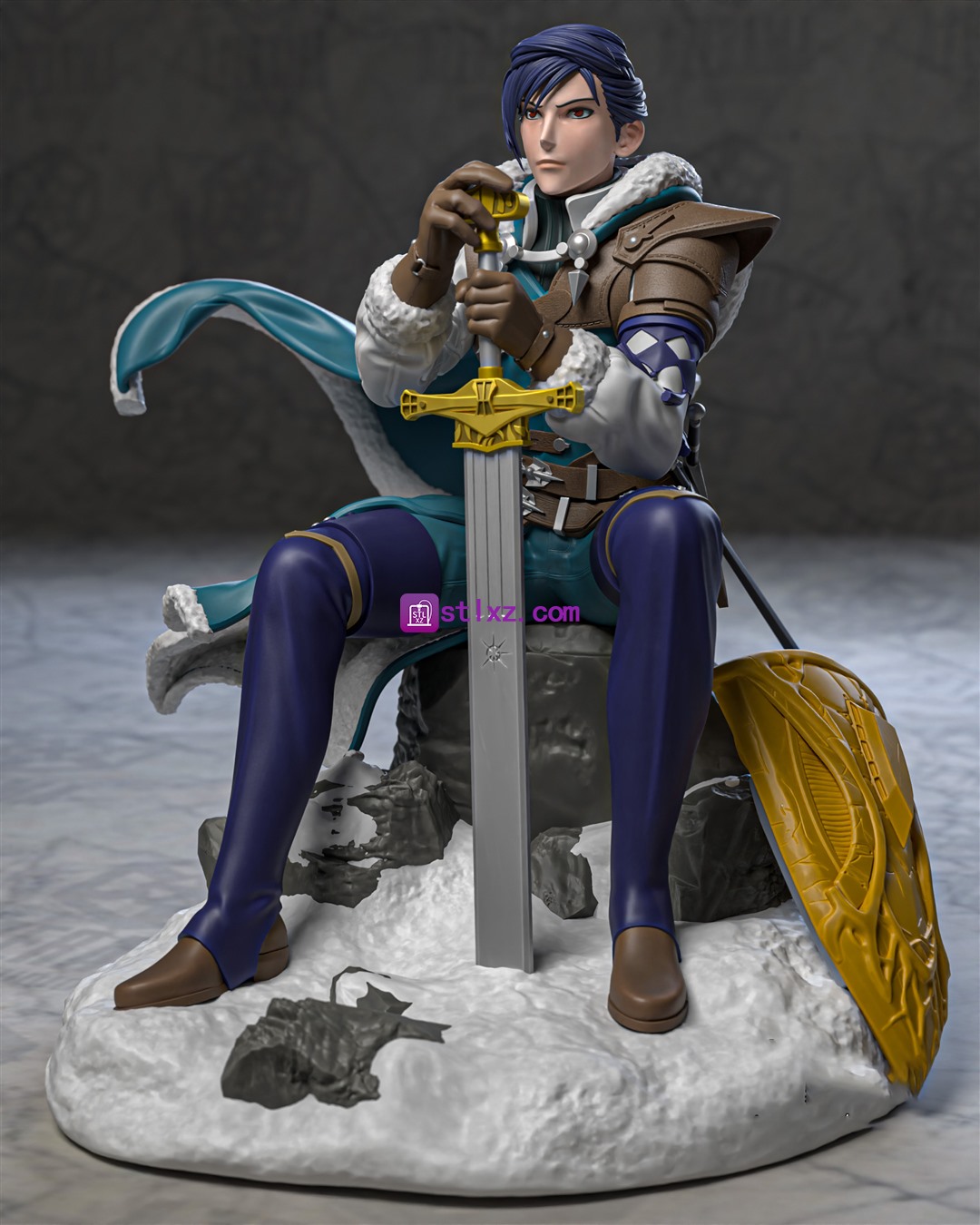 菲利克斯‧尤果‧伏拉鲁达力乌斯Felix  《火焰之纹章 风花雪月》-STL下载网_3D打印模型网_3D模型库_3D打印模型素材_3D打印机