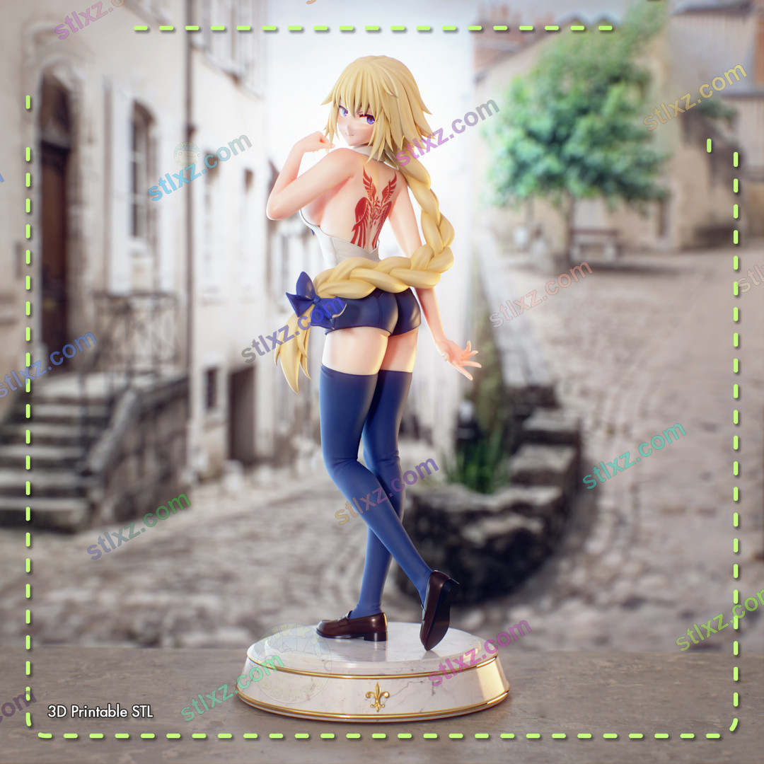 贞德 Fate 1-STL下载网_3D打印模型网_3D模型库_3D打印模型素材_3D打印机