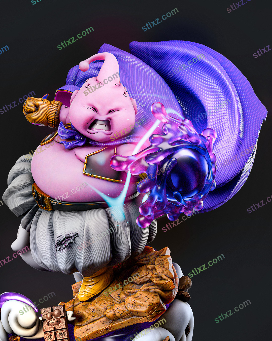 魔人布欧 龙珠 5-STL下载网_3D打印模型网_3D模型库_3D打印模型素材_3D打印机