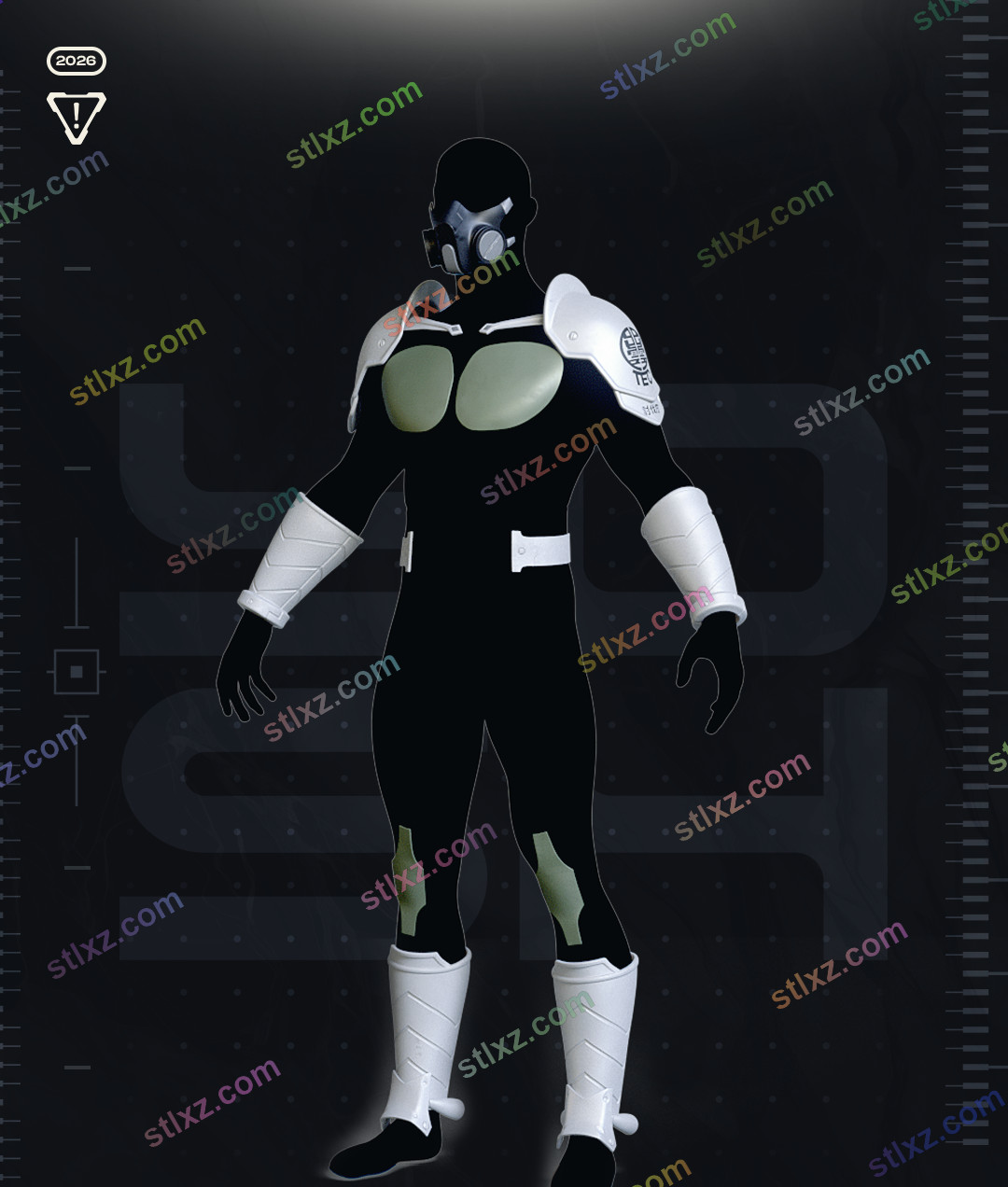 防卫队战斗服 怪兽8号-STL下载网_3D打印模型网_3D模型库_3D打印模型素材_3D打印机