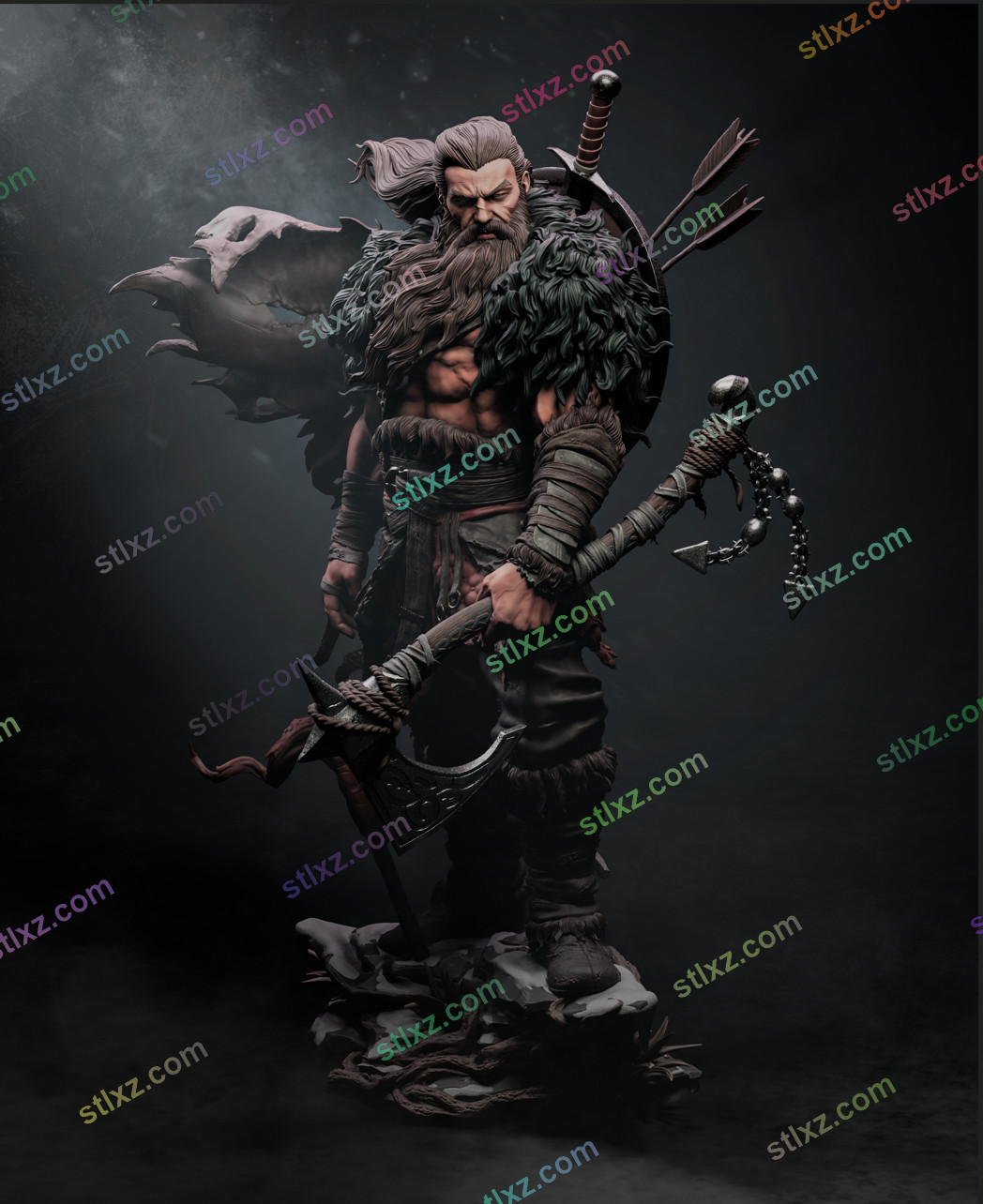 北方战士 指环王 北方战争-STL下载网_3D打印模型网_3D模型库_3D打印模型素材_3D打印机