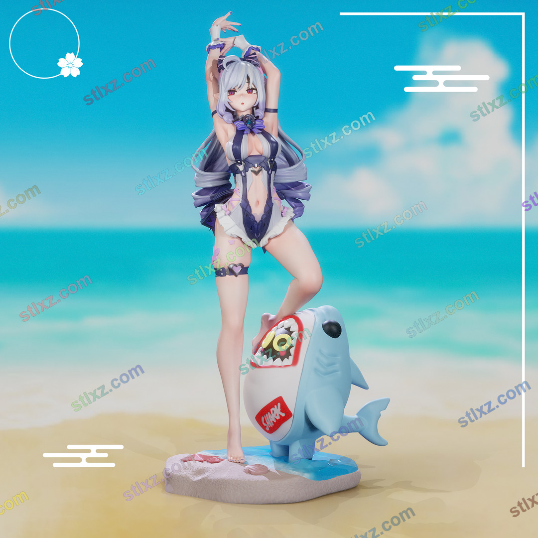 森之贤者薇薇安 第七史诗-STL下载网_3D打印模型网_3D模型库_3D打印模型素材_3D打印机
