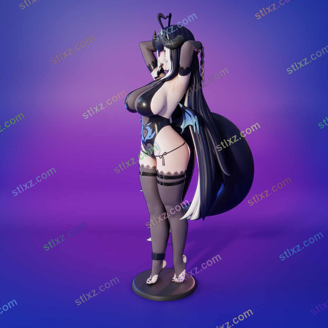 图片[3]-夏莉莉 Shylily 虎鲸少女 虚拟偶像-STL下载网_3D打印模型网_3D模型库_3D打印模型素材_3D打印机