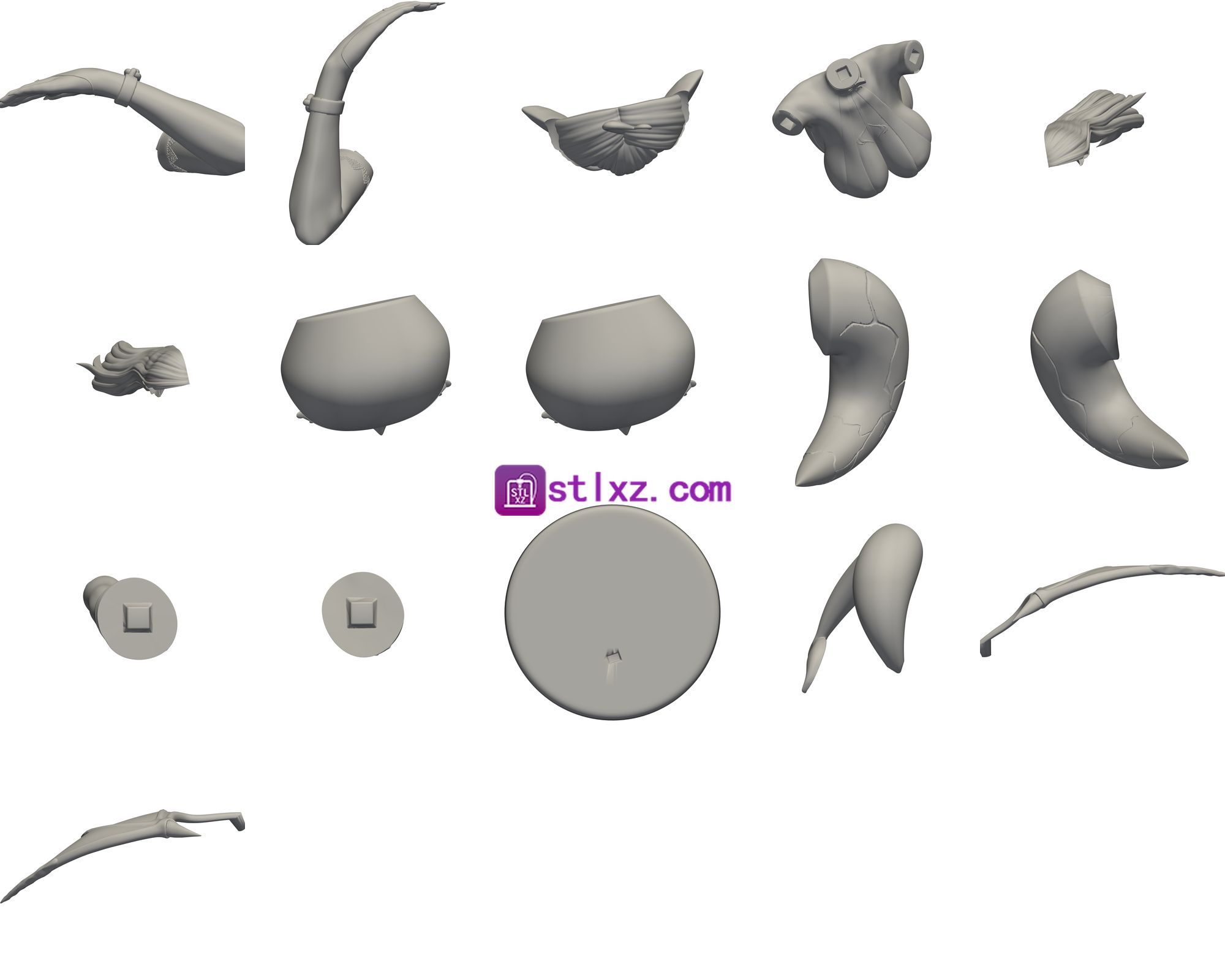 图片[4]-夏莉莉 Shylily 虎鲸少女 虚拟偶像-STL下载网_3D打印模型网_3D模型库_3D打印模型素材_3D打印机